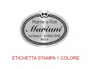 Etichette adesive per fioristi, fiorai e vivaisti (mm 36x28)  (cod.21G)